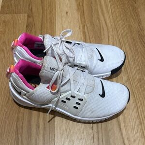 Nike Training Women's White and Pink Athletic Sneakers